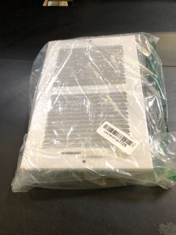 Photo 1 of Hart & Cooley 661 Series 10" x 5" White Ceiling or Sidewall Register (6611005)