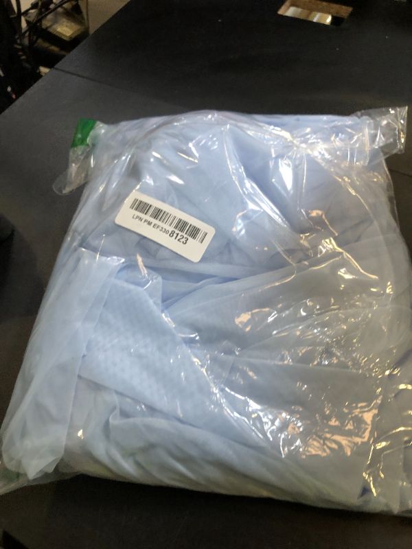 Photo 1 of Baby Blue Sheer Backdrop Curtains for Baby Shower Boys Birthday Party Wedding 2 Panels 5 ft X 10 ft Baby Blue Tulle Backdrop Curtains for Party Photoshoot Background Decorations