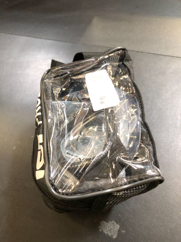 Photo 1 of IST ProEar Dive Mask with Ear Covers, Scuba Diving Pressure Equalization Gear, Tempered Glass Twin Lens (Black)