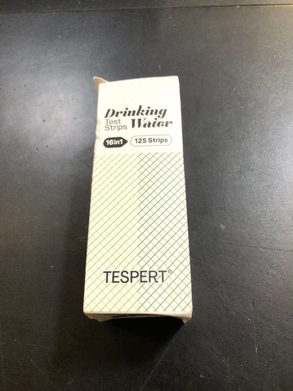 Photo 1 of Water Testing Kits for Drinking Water: 125 Strips 16 in 1 Well and Drinking Water Test Kit, TESPERT Water Test Strips with Hardness, pH, Lead, Iron, Copper, Chlorine, and More