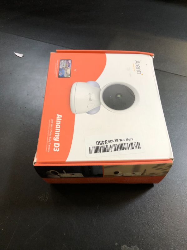 Photo 1 of ARENTI 3MP Baby Monitor, WiFi 6 Smartphone App, Night Vision, Cry Detection, Temp & Humidity Sensor, 2-Way Audio (D3 Camera Only)