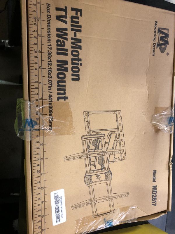 Photo 1 of Mounting Dream UL Listed TV Wall Mount for Most 42-84 Inch TV, Full Motion TV Mount with Swivel and Tilt, TV Bracket with Articulating Dual Arms, Fits 16inch Studs, Max VESA 600X400 mm, 100 lbs,MD2617