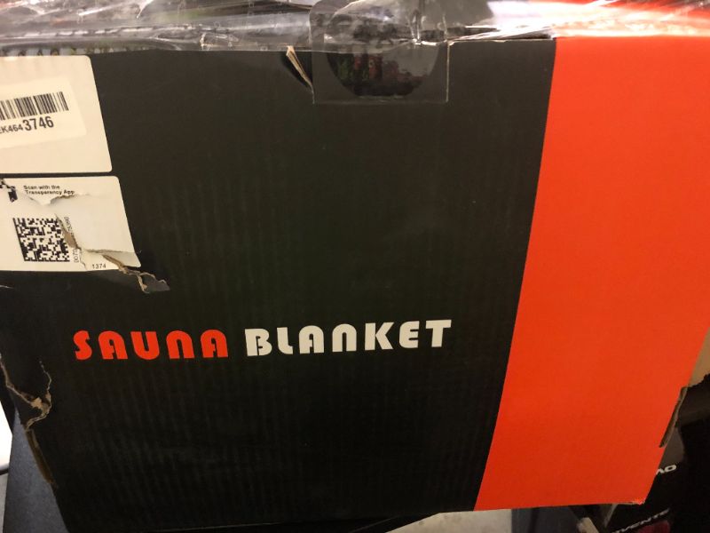Photo 1 of EHINI Infrared Sauna Blanket-Sauna Blanket for Home Use, Portable Design for Relaxation and Detoxification Highest 176?, 20-60 Minutes Timer, 6 ft x 2.65 ft?Darkness?