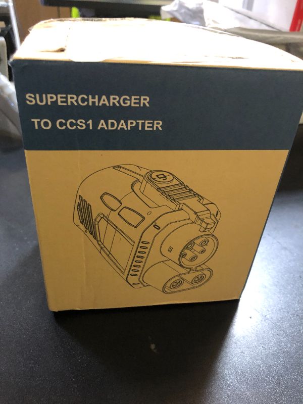 Photo 1 of 2025 Upgraded for Tesla Supercharger to CCS1 Charger Adapter, Max 500A 1000V Fast Charge NACS to CCS Electric Vehicle Charging Adapter Compatible with Tesla Supercharger, Fit for Rivian,Ford,GM EVs
