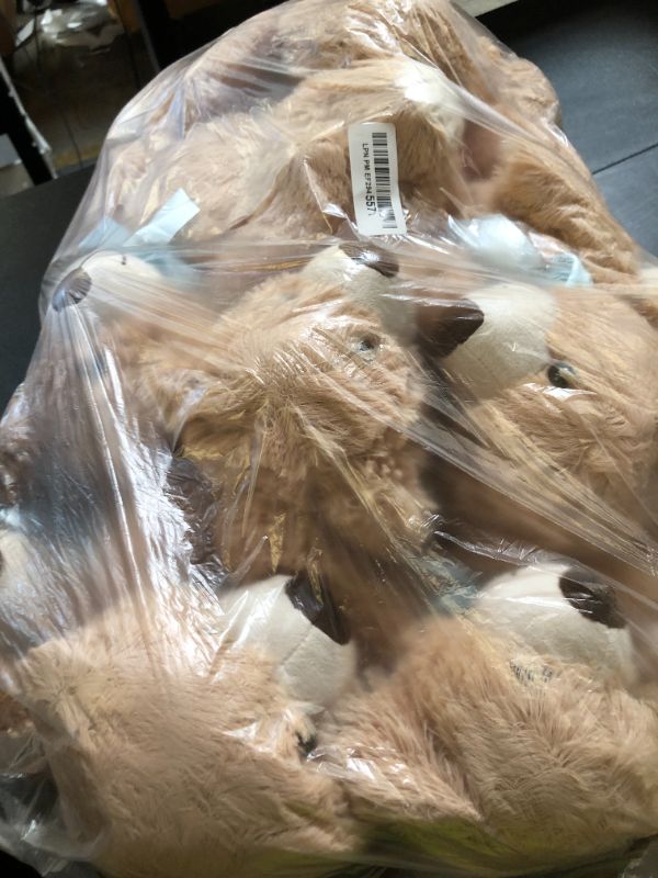 Photo 1 of MorisMos Bulk Teddy Bear for Baby Shower,10-Pack Teddy Bear Stuffed Animals Bulk,14 in Teddy with Baby Blue Bow,Soft Stuffed Animal Wholesale for Birthday Christmas Valentine's,Brown