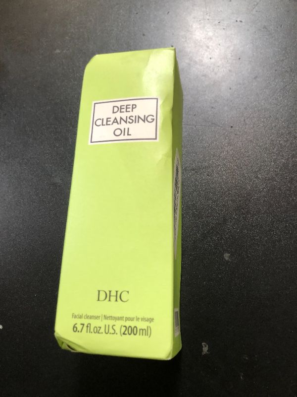 Photo 1 of DHC Deep Cleansing Oil, Facial Cleansing Oil, Makeup Remover, Cleanses without Clogging Pores, Residue-Free, Fragrance and Colorant Free, All Skin Types, 6.7 fl. oz.