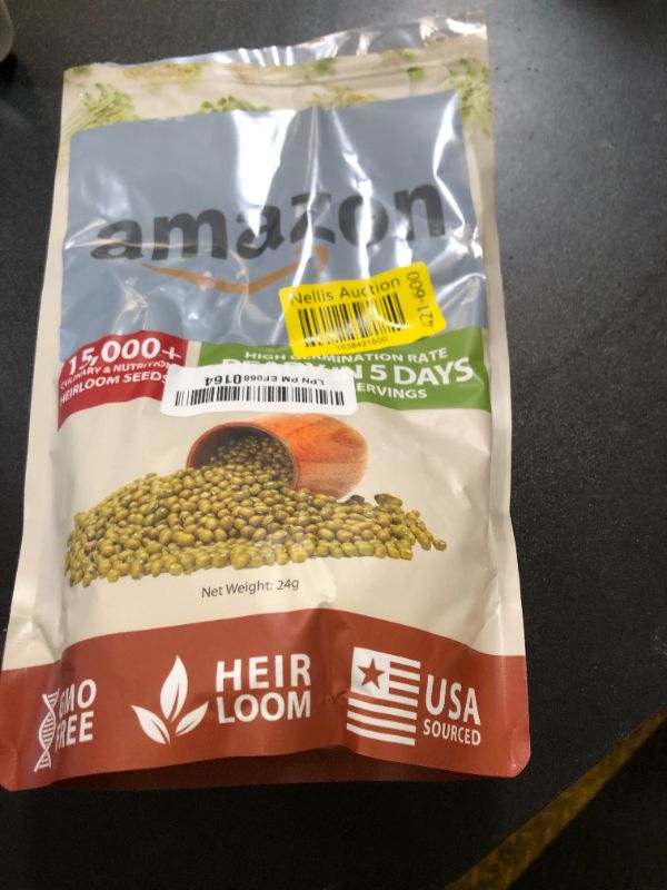 Photo 1 of HOME GROWN Mung Beans Seeds Pack (1.5 lbs) – ??? Over 15,000 Sprouting Seeds – Grow Fresh Mung Bean Sprouts or Microgreens for Quick, Easy, Nutrient-Packed Food for Your Daily Meals (Vigna Radiata)