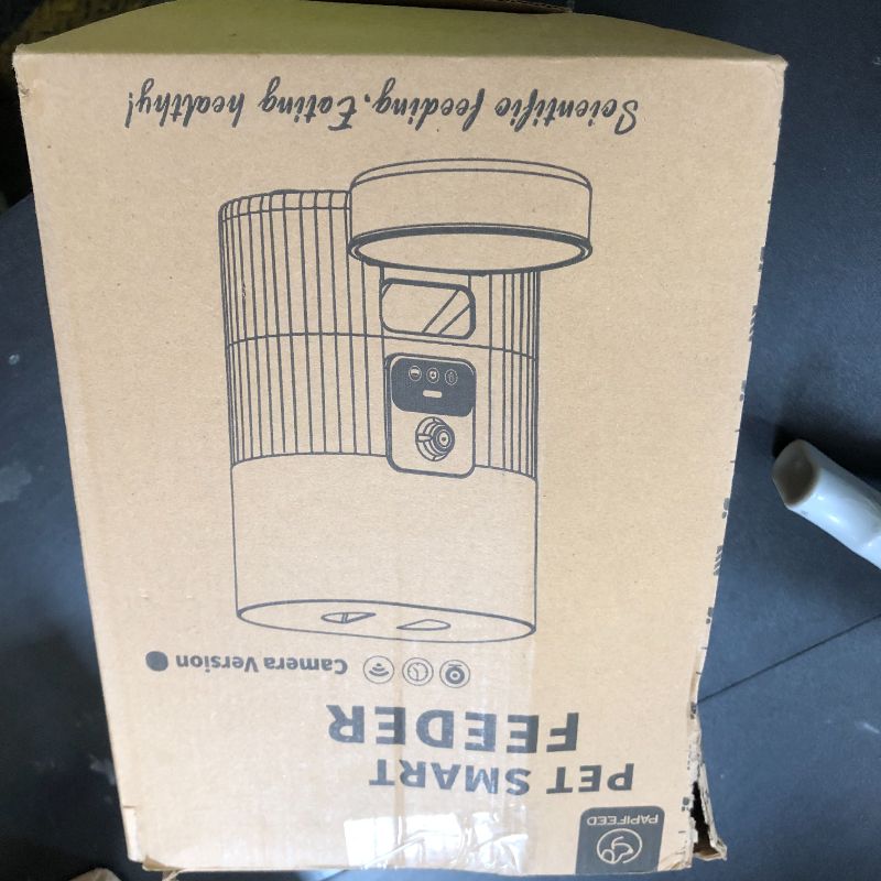 Photo 1 of PAPIFEED Automatic Cat Feeders: Timed Cat Feeders for Dry Food, Programmable Feeding Schedule, Automatic Pet Food Dispenser with Dual Power Supply, 1-4 Meals Per Day for Cats and Dogs (3L/15Cup)