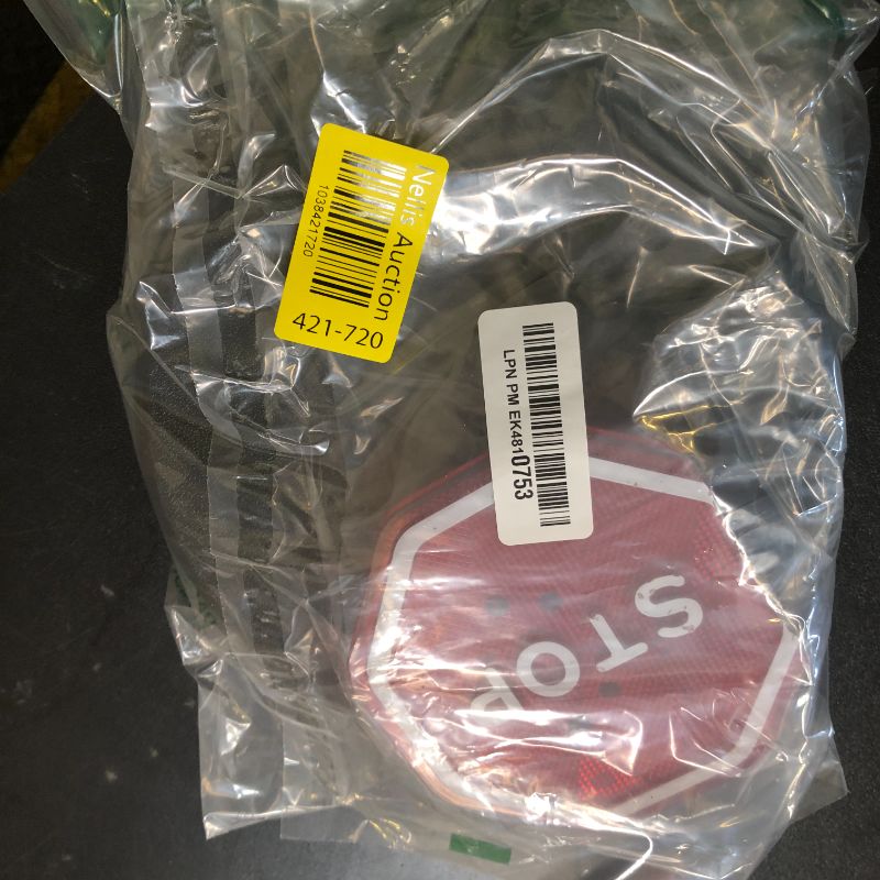 Photo 1 of Reswish LED Light Parking Stop Sign,Smart Parking LED Garage Flashing Warning Stop Sign, Parking Assist LED Stop Sign Parking Assistant with Flashing Signal for Garage