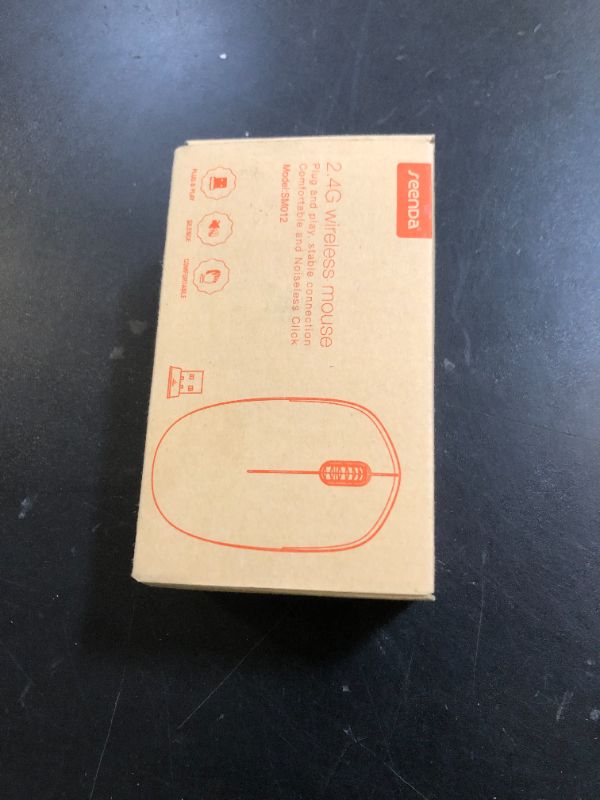 Photo 1 of seenda Wireless Mouse, 2.4G Noiseless Mouse with USB Receiver - Portable Computer Mice for PC, Tablet, Laptop with Windows System - Mint Green