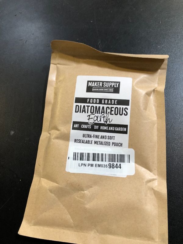 Photo 1 of Diatomaceous Earth – Ultra-Fine Food Grade Freshwater DE – 1.1 Cup / 50g – Loved Because of Silky Soft Texture + Resealable Pouch – Perfect for Crafts, DIY, Home & Garden Small Projects MAKER SUPPLY