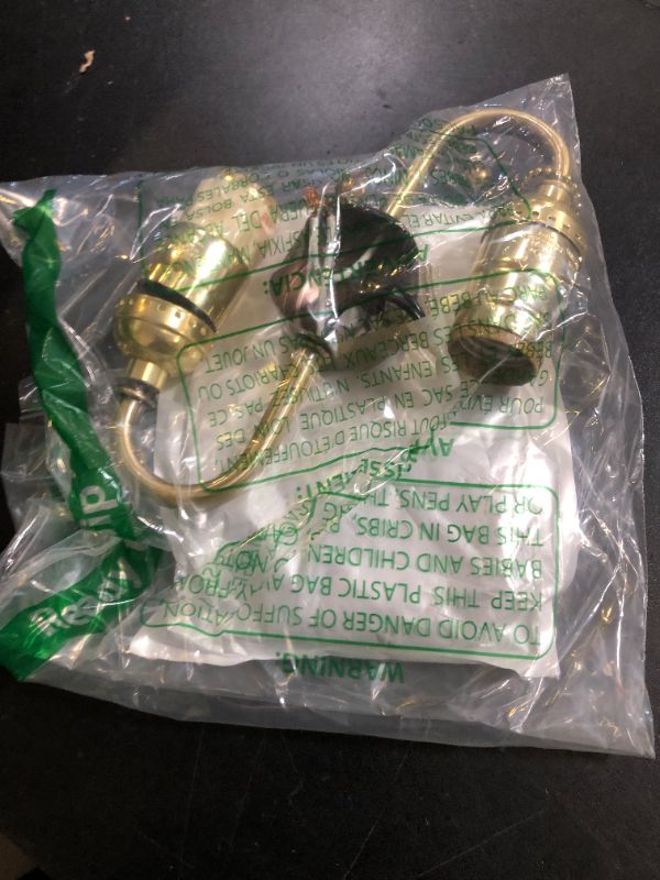 Photo 1 of Lamp Making Kit, Lamp Parts for Repair Replacement or Rewire Table and Floor Lamps, 3 Way Socket 12 Foot Matching Cord and Essential Hardware, DIY Lamp Kits for Do It Yourself (Antique Brass)