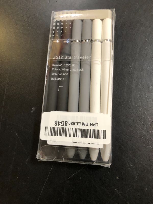 Photo 1 of Lucarni 6pcs Gel Pens,0.5mm Fine Point Black Ink Pens With Smooth Wirting,Qucik Dry Pens For Journaling,Cute Nice Aesthetic Pens, Office School Supplies Women Men Student(WH+GY+BK)
