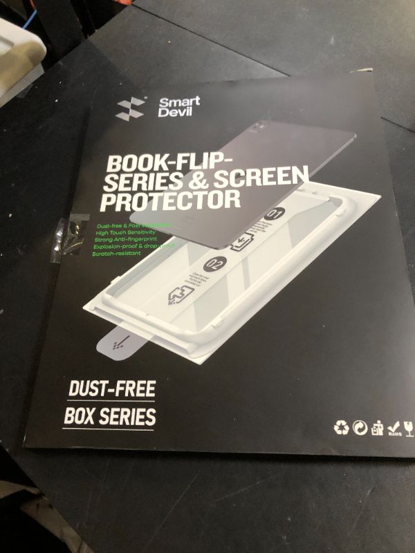 Photo 1 of SMARTDEVIL 2 Pack Screen Protector for iPad Air 13?inch 2024 (M2) with Easy Installation Frame, 9H Clear Tempered Glass Film, Anti-Shatter, Bubble Free,Dust-Free Box
