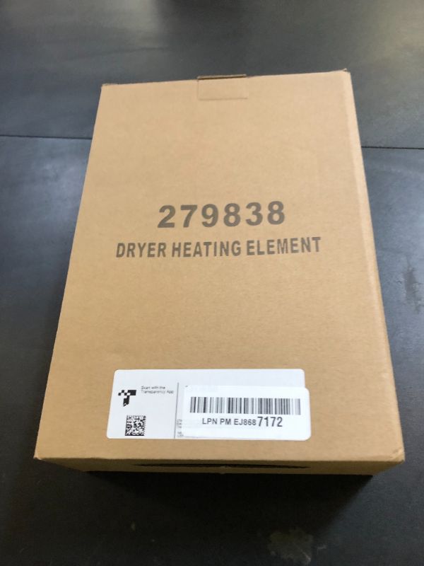 Photo 1 of 2025 UPGRADE 279838 Dryer Heating Element for Whirlpool Kenmore Roper Maytag Amana Admiral Dryer Heating Element Part Thermostat Thermal Fuse medx655dw1 500 600 70 80 Series Model 110 Dryer Part