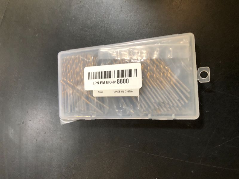 Photo 1 of 100 PCS 1/8 Inch Drywall Bit, Spiral Saw Tip Cutting Bits Tools with Box, Guide Point Cutting Bits for Use with Spiral Saws, for Drywall Work, Outlets, Woodworking, Construction Tasks (Gold)