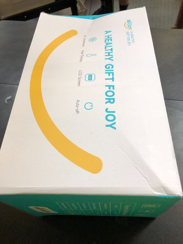 Photo 1 of ALLJOY Leg Massager for Circulation and Pain Relief FSA, Gifts for Men Women Dad Mom, Leg Massager with Heat and Compression, 2 Heat 5 Modes 4 Intensities 4 Extenders