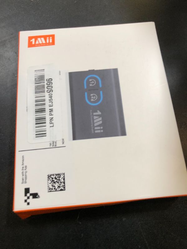 Photo 1 of 1Mii Bluetooth 5.3 Transmitter Receiver for TV to Wireless Headphones, Dual Link AptX Adaptive/Low Latency/HD Audio, Aux Adapter for Home Stereo, Airplane, Boat, Gym