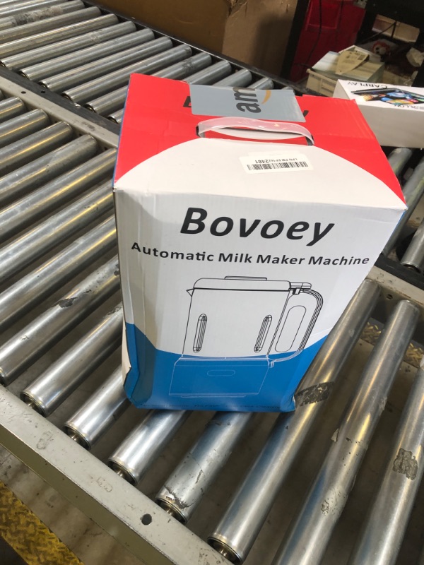Photo 1 of Nut Milk Maker Machine,8 in 1 New Upgrade Soy Milk Maker Automatic for Almond,Oat,Plant-Based Milk and Non-Dairy Beverages,40oz Almond Milk Maker Machine with Delay Start/Self Clean/Boil Water