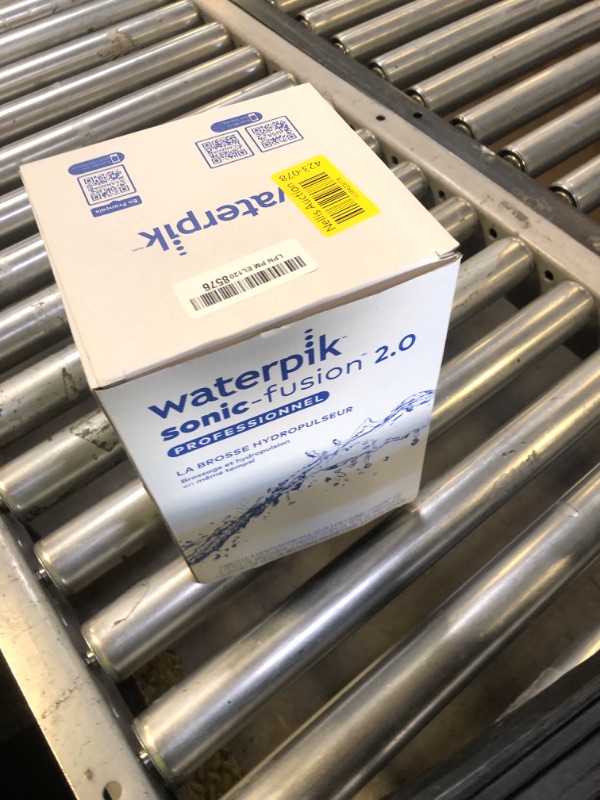 Photo 1 of Waterpik Sonic-Fusion 2.0 Professional Flossing Electric Toothbrush with Water Flosser Combo In One, White SF-04, Packaging May Vary