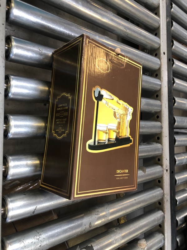 Photo 1 of Gifts for Men Dad, 10.1 Oz Whiskey Gun Decanter Set + 2 Bullet Glasses - Unique Birthday Pistol Gift Ideas Daughter Son, Personalized Liquor Dispenser - Scotch Bourbon Vodka, Him, Brother Husband