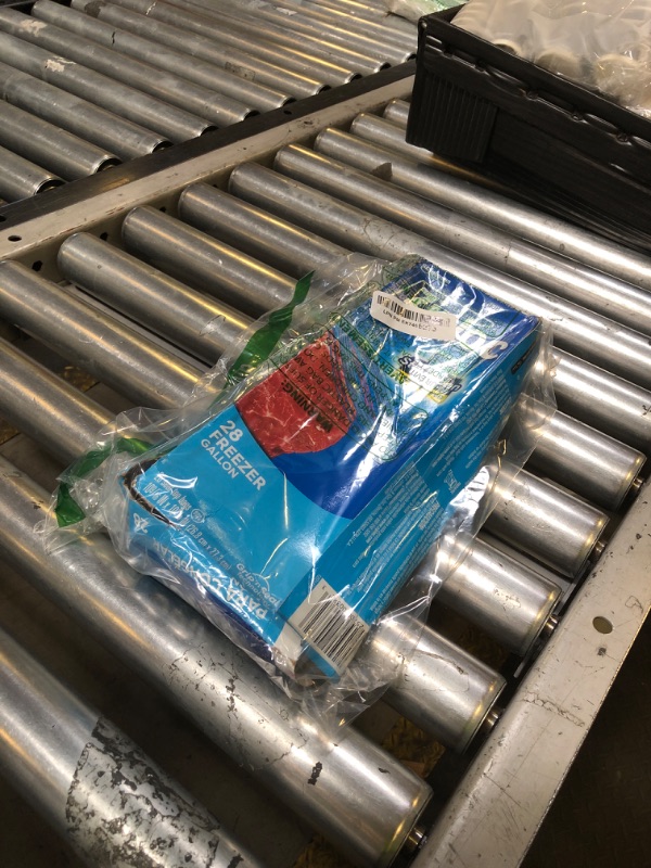 Photo 1 of Ziploc Gallon Food Storage Freezer Bags, New Stay Open Design with Stand-Up Bottom, Easy to Fill, 28 Count