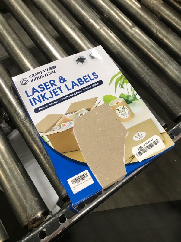 Photo 1 of 3" Circle Printable Labels Compatible with Inkjet and Laser Printers - 100 Sheets, 600 Matte White Round Stickers for Product Labeling, Organization, and Custom Tags - Spartan Industrial