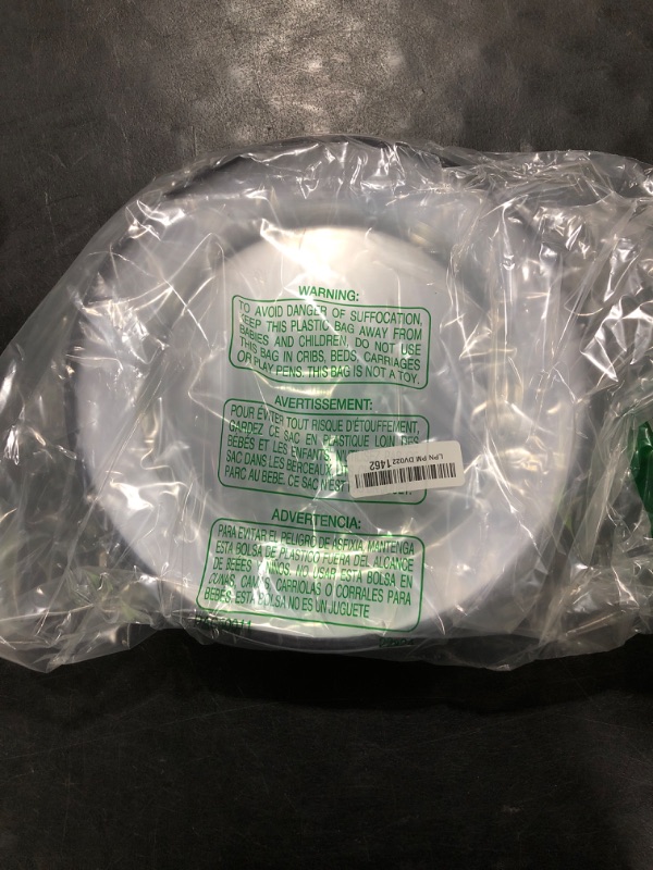 Photo 1 of Goodluck 12 Inch Black Charger Plates, 25 Pack Clear Charger Plates with Black Trim, Disposable Charger Plates Plastic, Chargers for Dinner Plates, Plastic Plates for Dinner, Wedding, Party, New Year