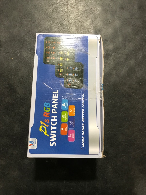 Photo 1 of MICTUNING P1s RGB 5 Inch 8 Gang Switch Panel, High Power 5 Level Brightness Multifunction Toggle Switch Momentary Circuit Control Relay System Box for Truck SUV Offroad Marine, 2 Years Warranty