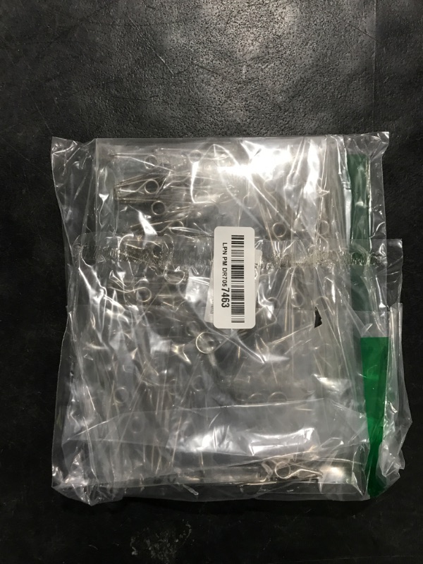 Photo 1 of 40 Pack Stainless Steel Small Clothes Pins Durable Clothes Pegs Multi-Purpose Metal Wire Utility Clips for Laundry Home Kitchen Outdoor Travel Office
