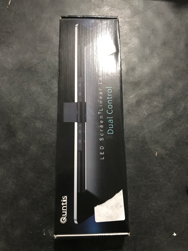 Photo 1 of Quntis Computer Monitor Lamp, Screen Monitor Light Bar for Eye Caring, USB Reading LED Task Lamp with Auto-Dimming, Dimmable Lamp Bar, Touch Control, No Glare Space Saving Home Office Desk Lamps