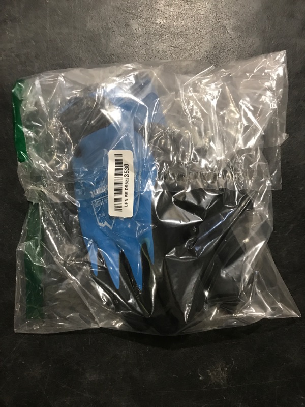 Photo 1 of 100% Waterproof Gloves for Men and Women, Winter Work Gloves for Cold Weather, Touchsreen, Thermal Insulated Freezer Gloves, With Grip, Blue, Large