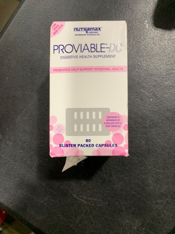 Photo 1 of Proviable for Dogs and Cats - 80 Capsules -