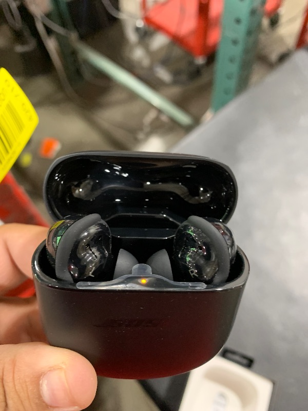 Photo 1 of Bose QuietComfort Earbuds II, Wireless, Bluetooth, Proprietary Active Noise Cancelling Technology in-Ear Headphones with Personalized Noise Cancellation & Sound, Triple Black