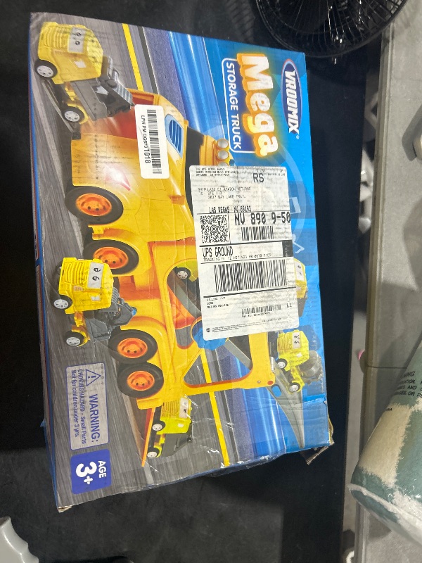 Photo 1 of Extra Large Toy Cars for Toddlers, 3-Layer Construction Trucks for 2 3 4 Year Old Boys, 7-in-1 Big Transport Vehicle Carrier Truck with Siren & Lights and 6 Toy Cars, Birthday Gifts for Boys Kids