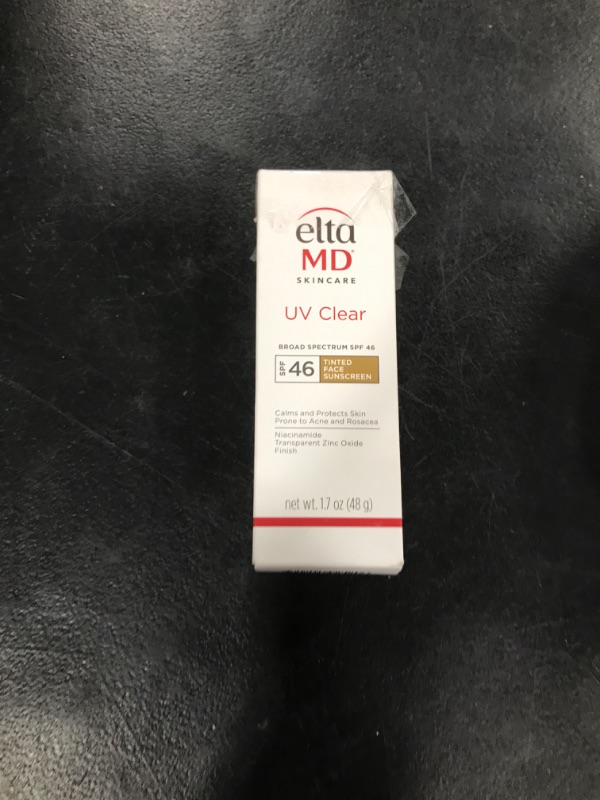 Photo 1 of EltaMD UV Clear Tinted Sunscreen for Face, SPF 46 with Zinc Oxide, Oil-Free, Dermatologist Recommended, For Acne-Prone Sensitive Skin, 1.7 oz