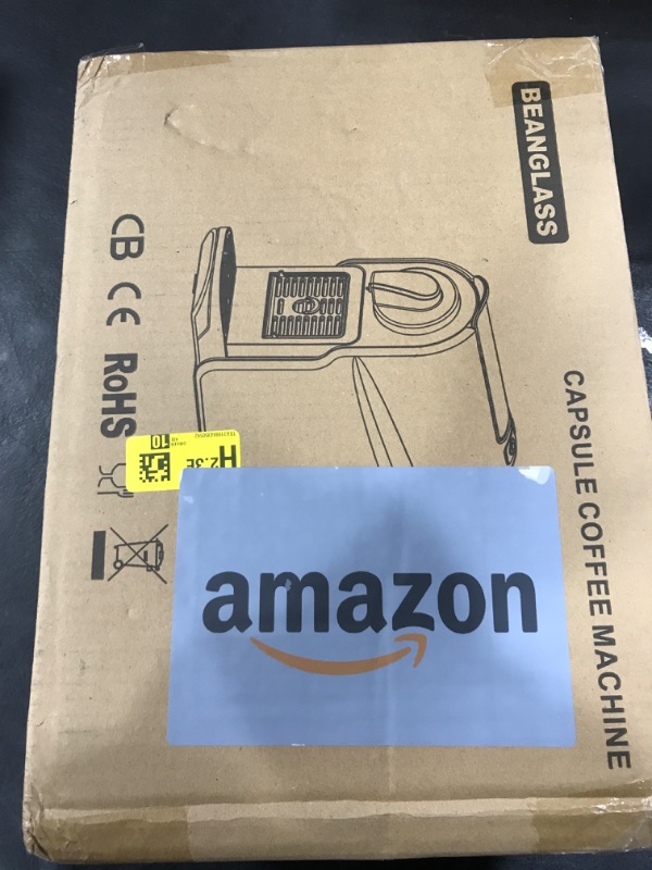 Photo 1 of beanglass Espresso Pod Machine for Home, Compact Capsule Coffee Maker for NS Original Pods, 20 Bar High Pressure Pump, 22oz Removable Water Tank, Adjustable Cup Tray, 1350W