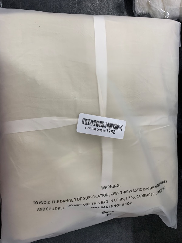 Photo 1 of MooMee Bedding Sheet Set 100% Washed Cotton Linen Like Textured Breathable Durable Soft Comfy (Taupe, King)