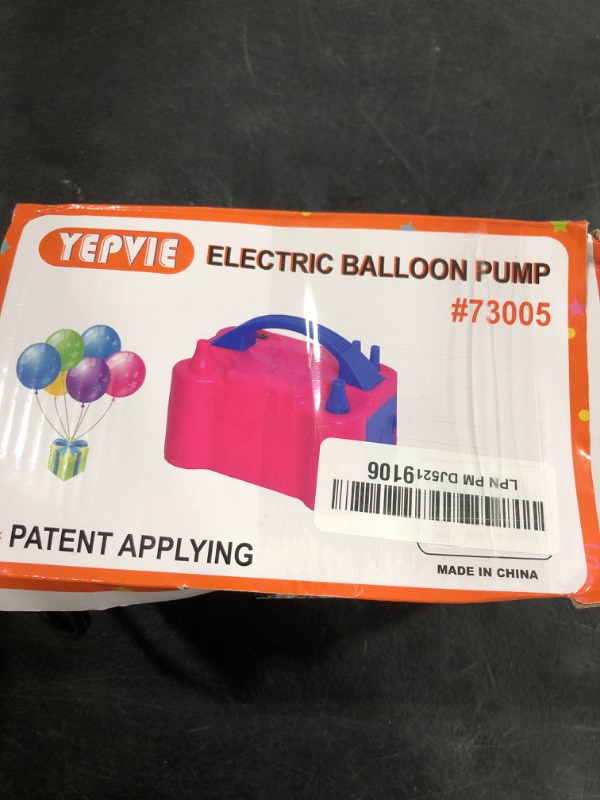 Photo 1 of 
ELECTRIC BALLOON PUMP