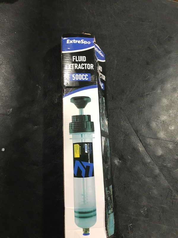 Photo 1 of ExtreSpo 500CC Fluid Extractor, Fluid Syringe Pump, Oil Extractor for Cars Ships Engines Lawn Mowers Fluid Extraction and Filling, with 2 Transparent Hose