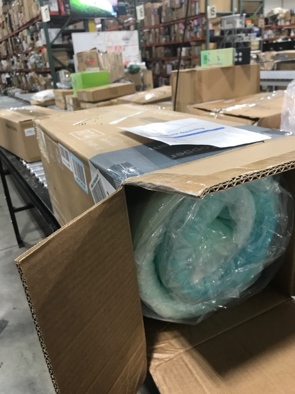 Photo 1 of Mattress Topper Queen, 3 Inch Gel Memory Foam Bed Topper for Queen Size Bed, CertiPUR-US Certified, Blue