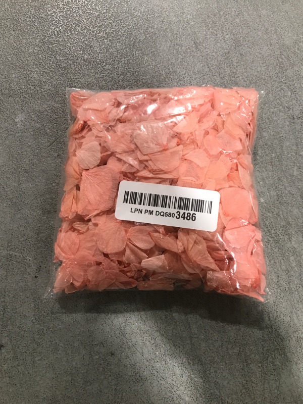 Photo 1 of 1500Pcs Real Pink Hydrangea Flower Petals for - 1.06 oz Natural Dried Pink Petals for Romantic Night, Her Set, Proposal Decor, Flower Girl Basket, Gender Reveal
