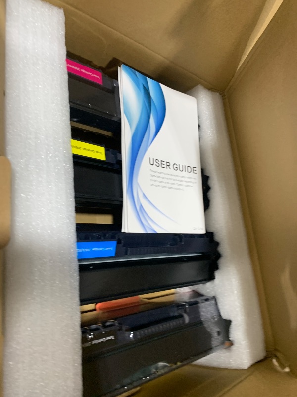 Photo 1 of 206A M283fdw Toner Cartridge [with Chip] Compatible Replacement for 206A W2110A Toner cartridges hp Set HP Color Pro MFP M283fdw M283fdn M283cdw M283 M255dw M255nw M255 M282nw M282 Printer, 4 Pack