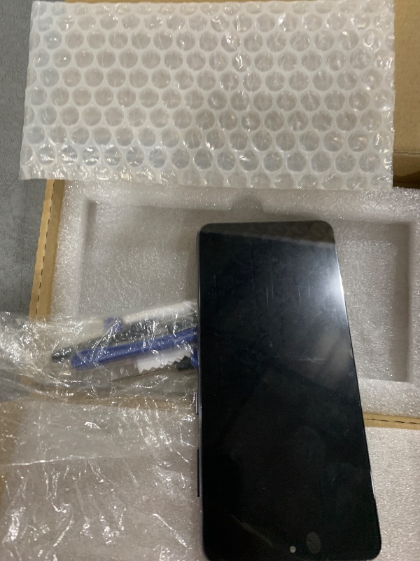 Photo 1 of TFT Screen for Galaxy S21, Screen Replacement with Frame for Galaxy S21 4G 5G, LCD Display Digitizer Full Assembly Repair Kits, Black with Frame