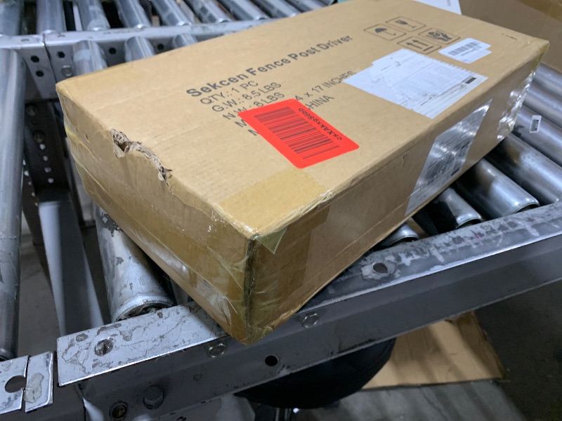 Photo 1 of Sekcen Fence Post Driver T Post Driver with Handle Metal Pounder Rammer for U Channel Wooden Fence 8LB