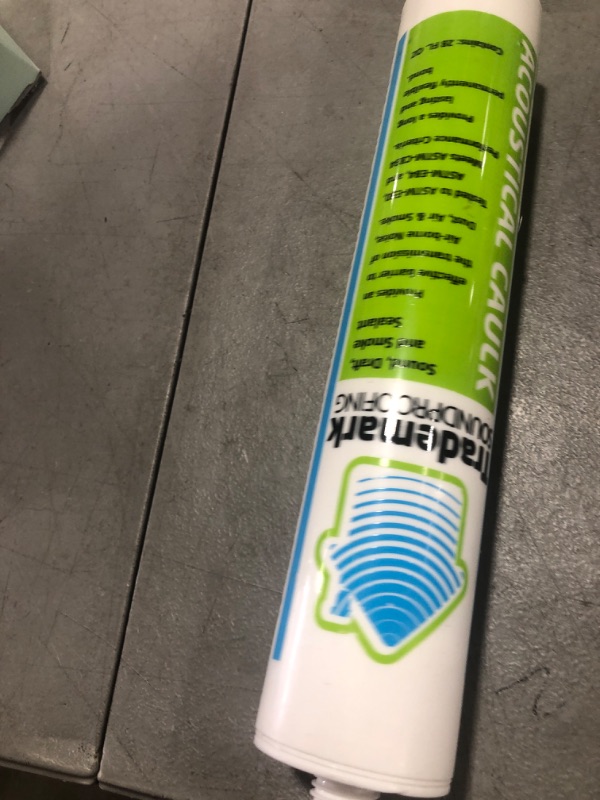 Photo 1 of TMS Acoustical Soundproofing Caulk - Premium Sound Proofing Acoustic Sealant - Superior Noise Reduction, Easy Application, Durable & Long-Lasting, 1 Tube (29oz).