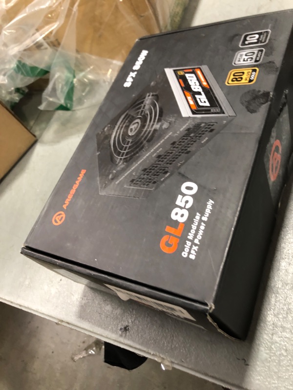 Photo 1 of ARESGAME SFX Power Supply, 850W, ATX 3.0 & PCIE 5.0 Ready, 80 Plus Gold Certified, Fully Modular Power Supply with Durable Hydraulic Bearing Fan, SFX Form Factor, 10 Year Warranty
