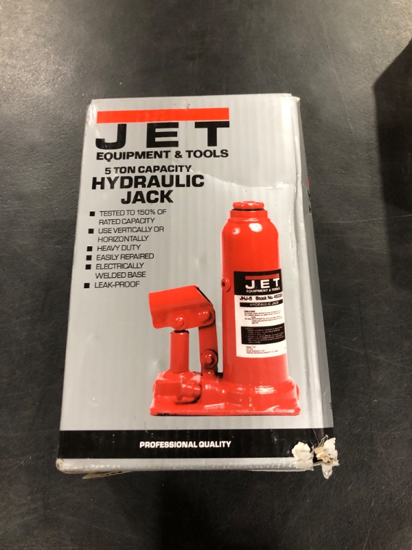 Photo 2 of JET 5-Ton Hydraulic Bottle Jack (Model JHJ-5)