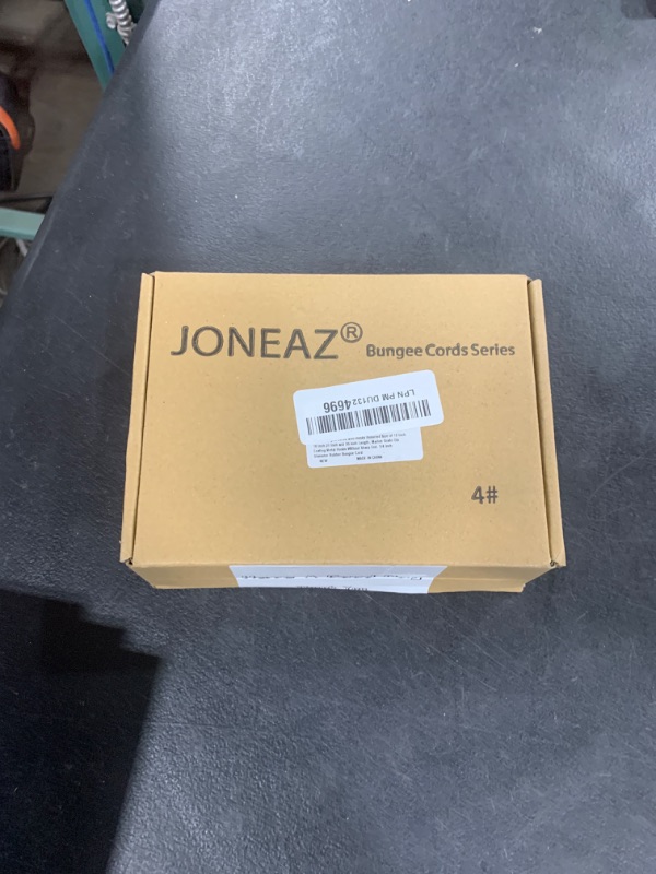 Photo 1 of Joneaz Small Bungee Cords with Hooks Assorted Size of 12 inch, 18 inch,24 inch and 36 inch Length, Marine Grade Dip Coating Metal Hooks Without Sharp End, 1/4 inch Diameter Rubber Bungee Cord