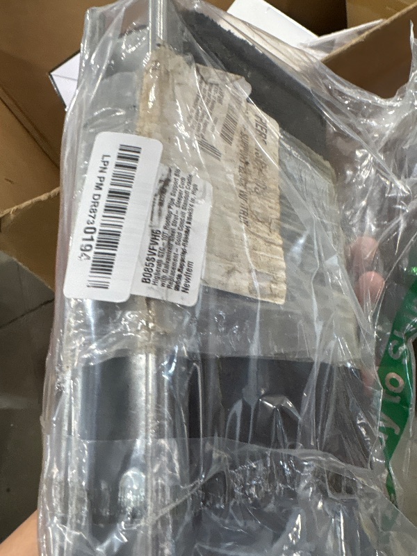 Photo 1 of Highcraft STC-10T Rooftop Pipe Support Block with Galvanized Steel Strut- Sleeper Curb Replacement- Solid Conduit Standoff Cradle- 750 lb.capacity- 5-3/4 x 9-3/4 in, High Grade Recycled Rubber, Black